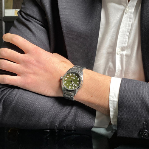 Годинник чоловічий Pagani Design PD-1717 Silver-Green-4